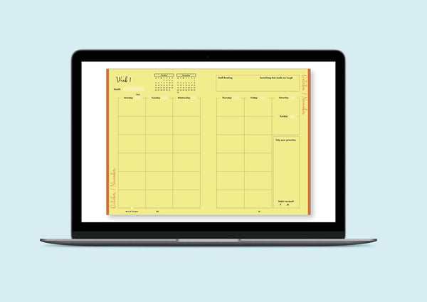 Dyslexia-Friendly Digital Teacher Planner
