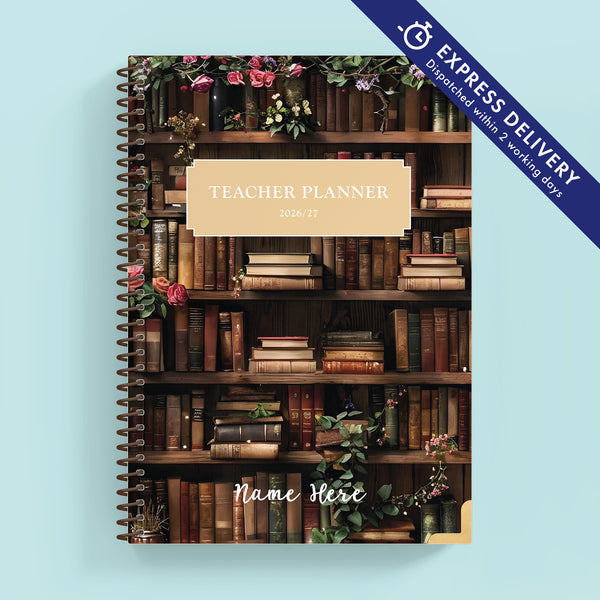 LIMITED EDITION 'Rooted in Reading' Spiral Teacher Planner