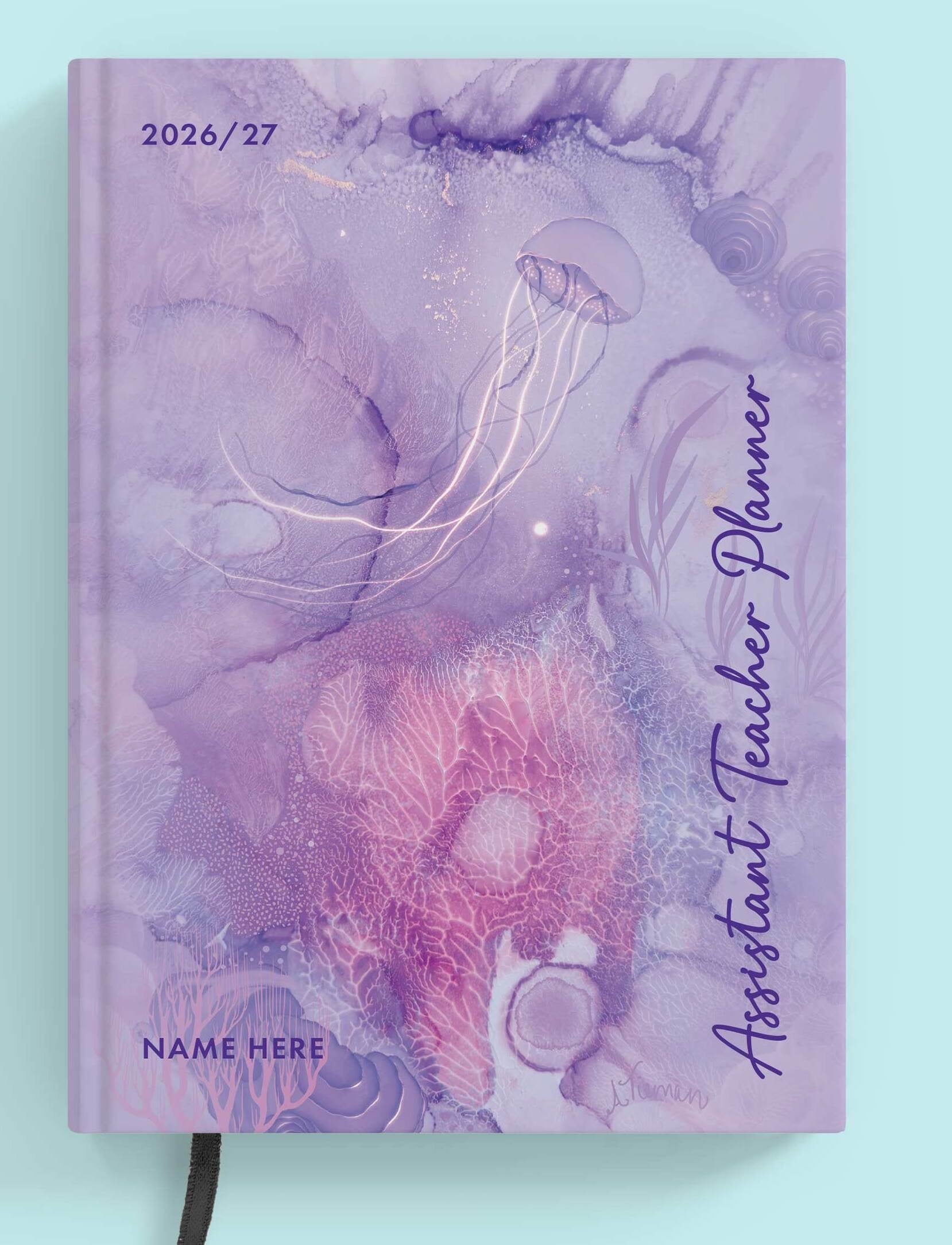 Coral Lullaby Book Assistant Teacher Planner