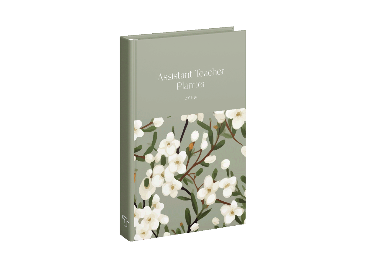 Emerald Blossom - Book Teaching Assistant Planner
