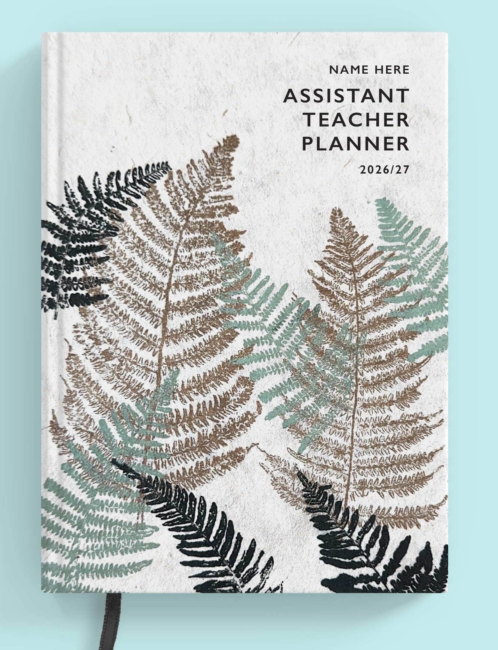 Fern Foundations Book Assistant Teacher Planner