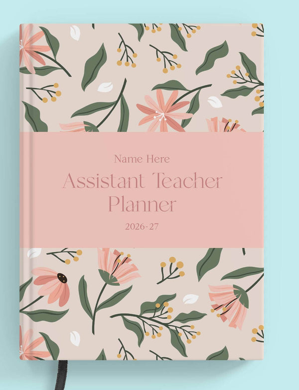 Posy Pink Book Assistant Teacher Planner