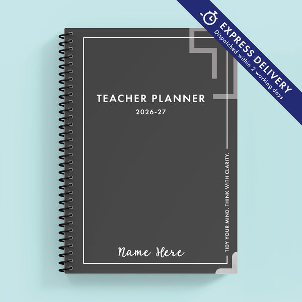 LIMITED EDITION Grey Teacher Planner