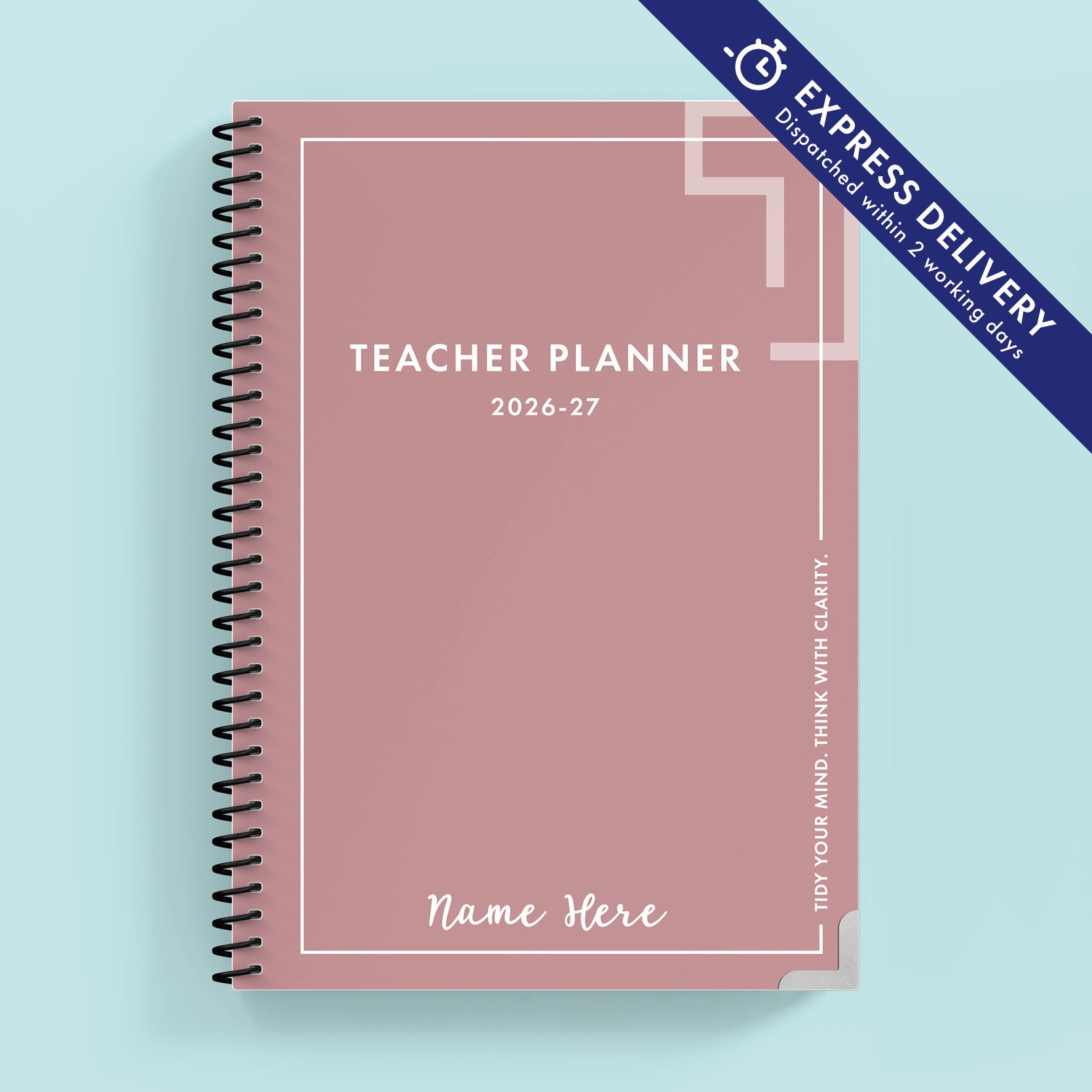 LIMITED EDITION Pink/ Grey Teacher Planner