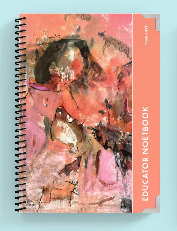 'In Her World' Spiral Educator Notebook