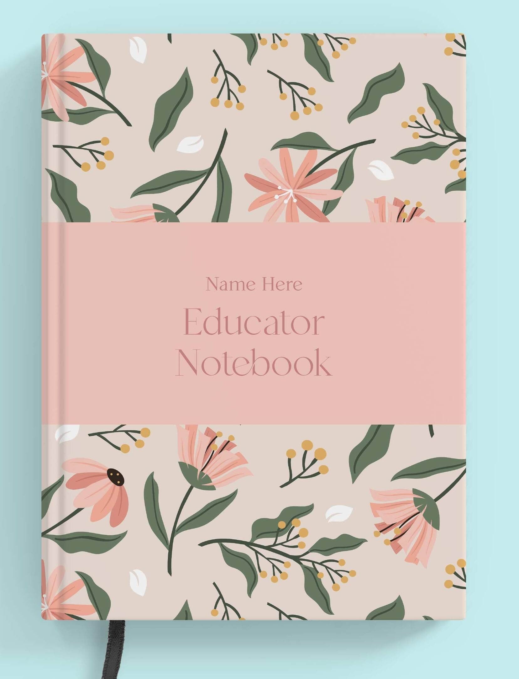 Posy Pink Book Educator Notebook