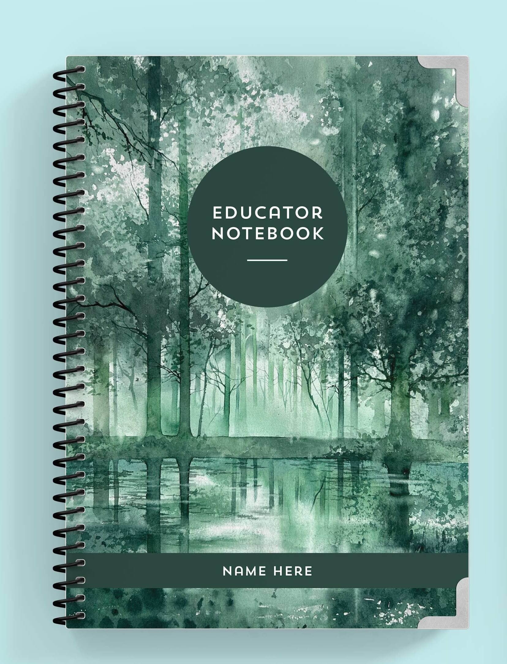 'Seed Of Wisdom' Spiral Educator Notebook