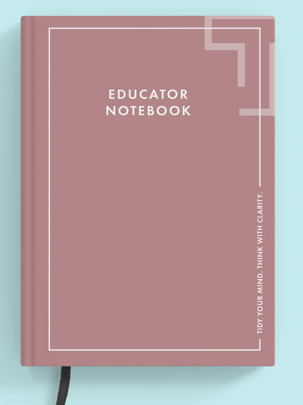 Dusky Pink Book Educator Notebook