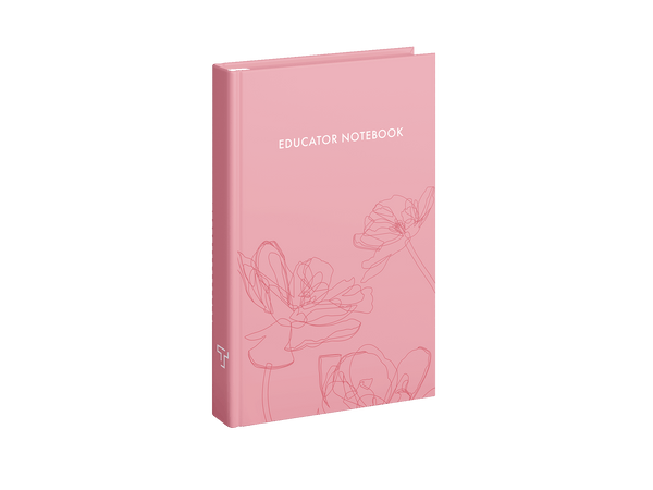 Floral Whisper - Hard Back Book Educator Notebook