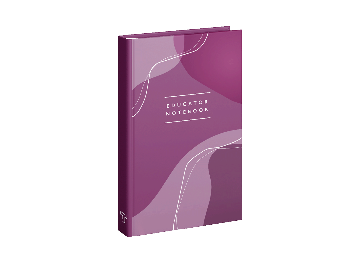 Plum Tide - Hard Back Book Educator Notebook