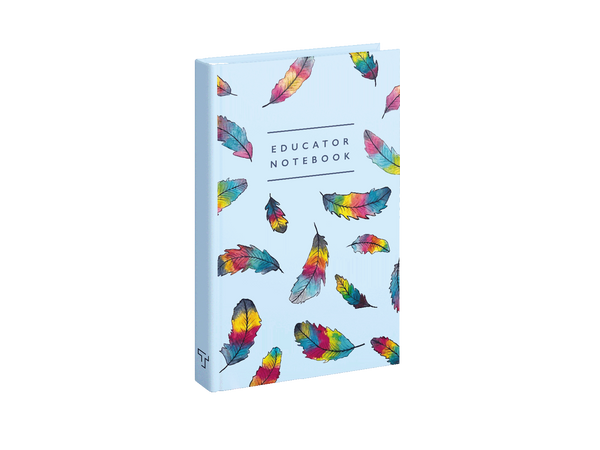 Rainbow Plume - Hard Back Book Educator Notebook