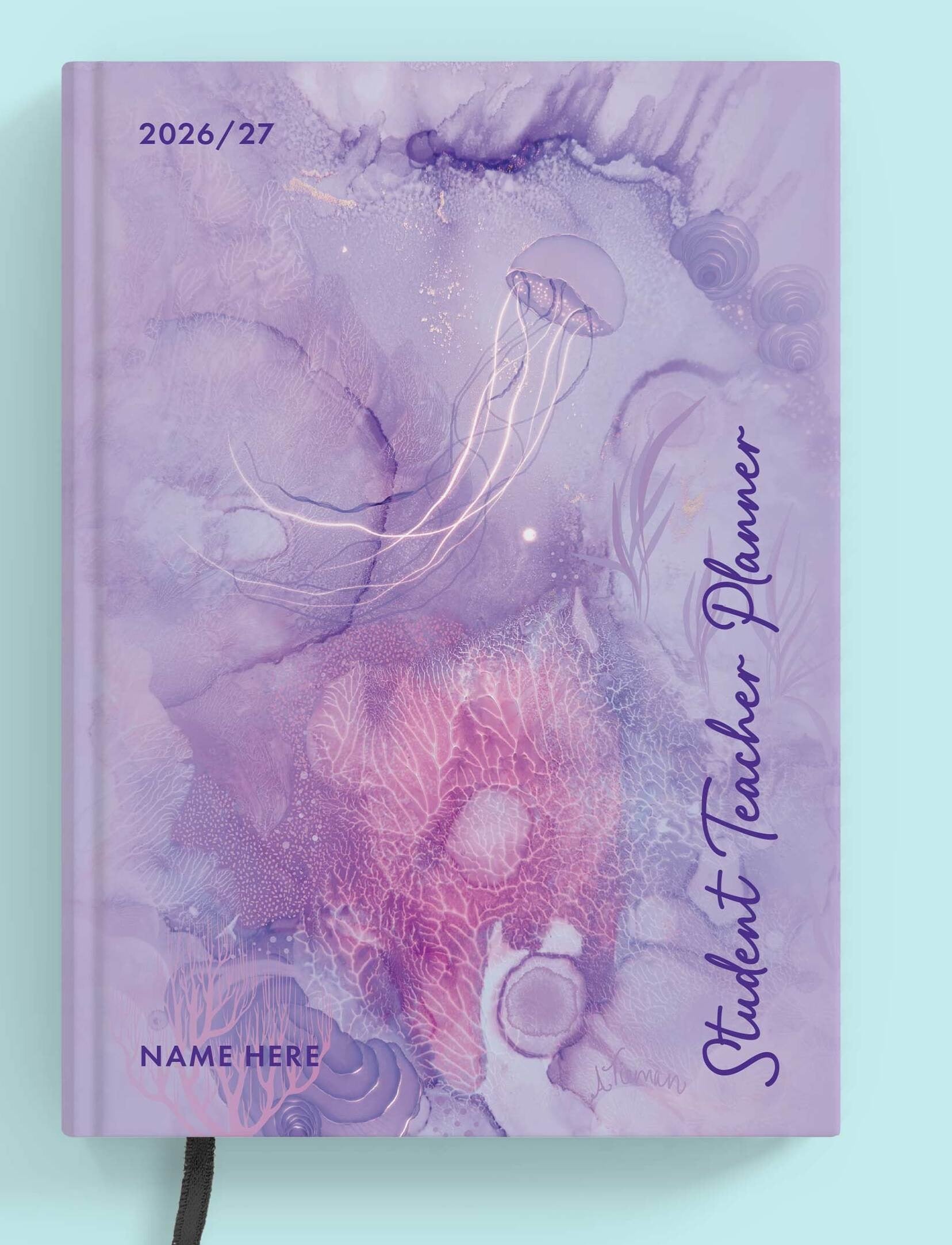 Coral Lullaby Book Student Teacher Planner