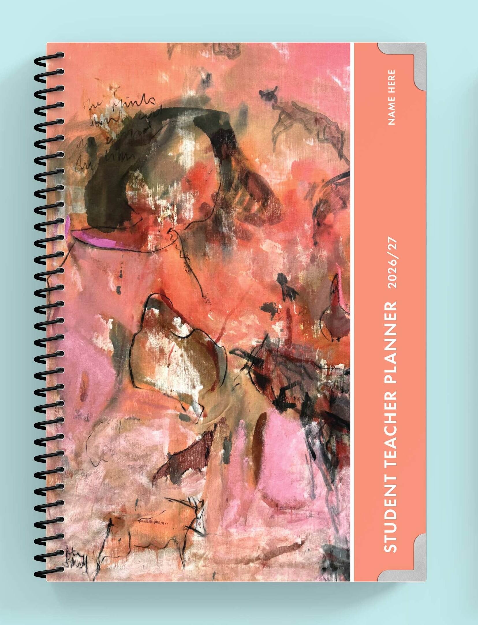 'In Her World' Spiral Student Teacher Planner