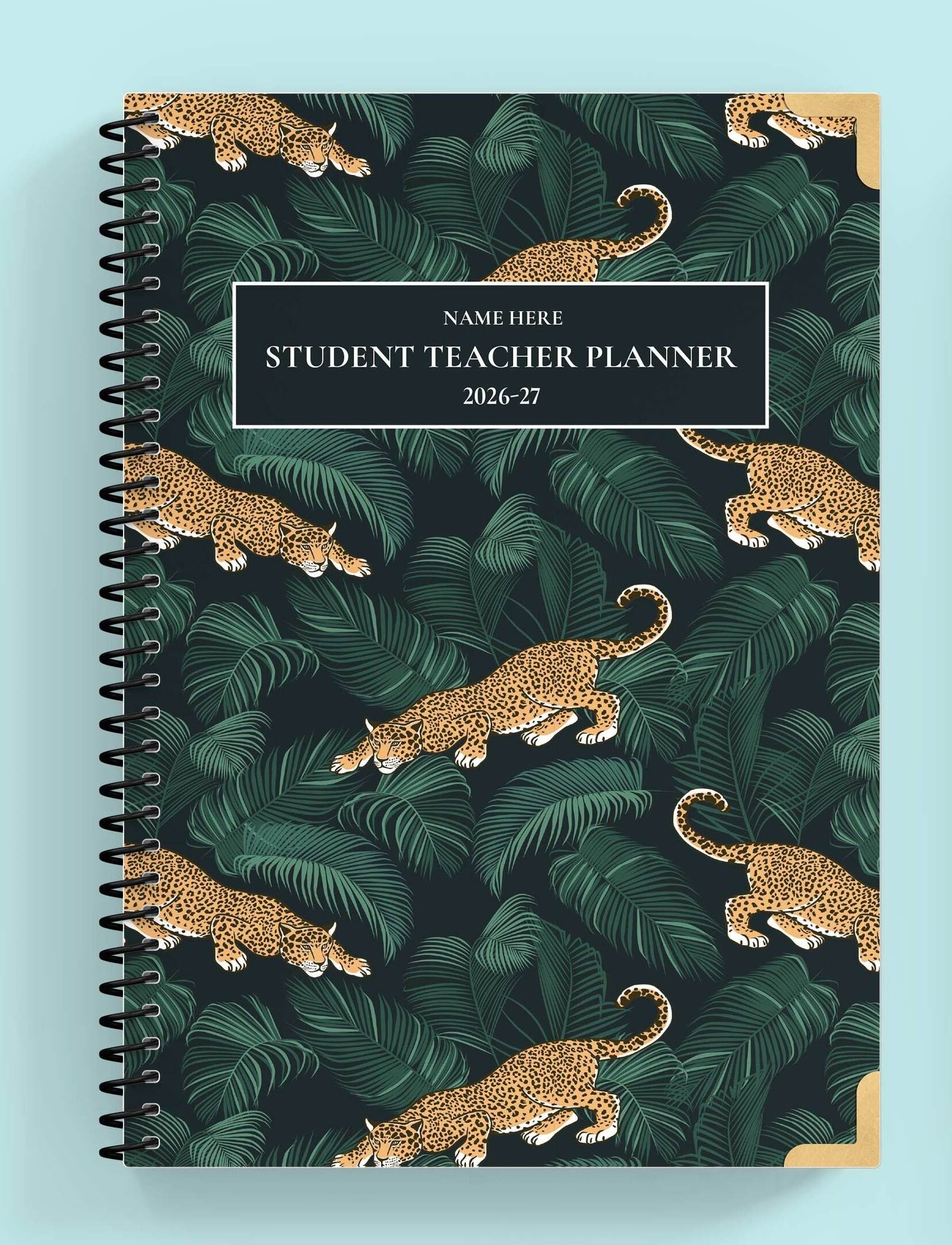 'Teaching Gone Wild' Spiral Student Teacher Planner