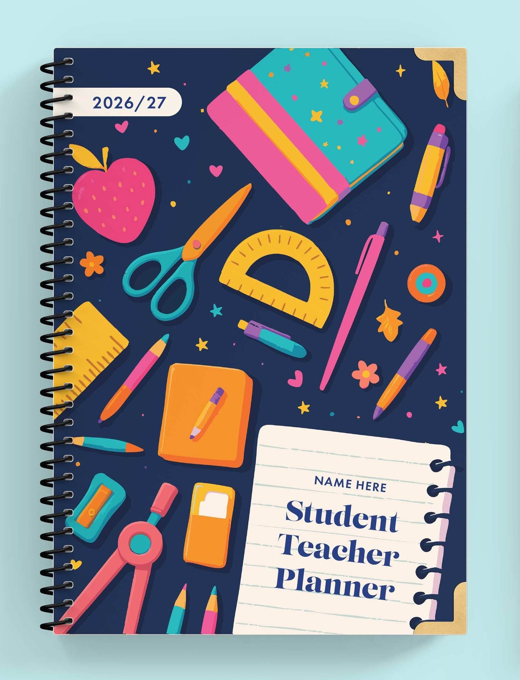'Tools Of The Trade' Spiral Student Teacher Planner
