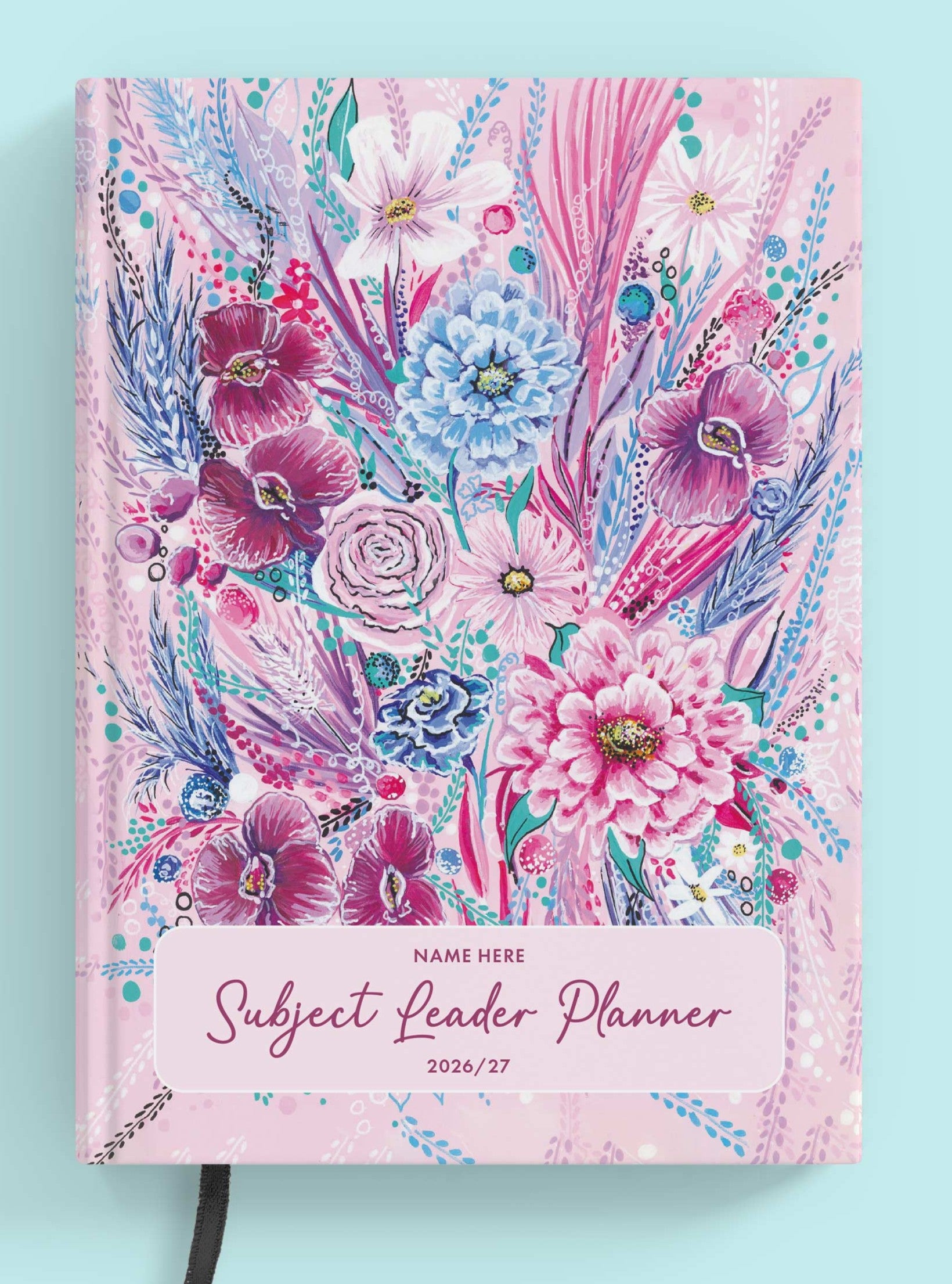 Aurora Bloom Book Subject Leader Planner