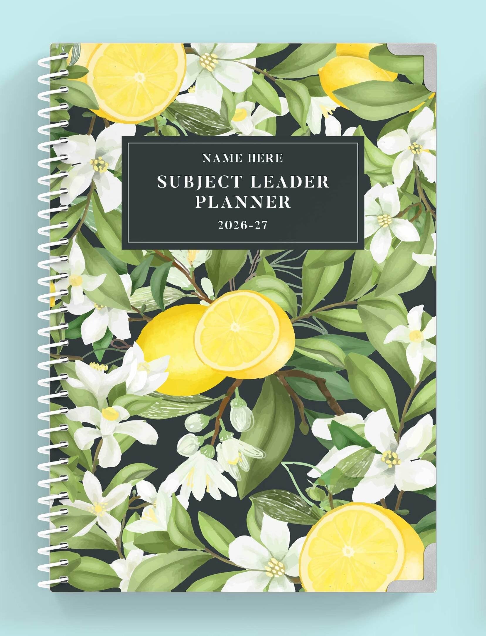 Citrus Grove Spiral Subject Leader Planner