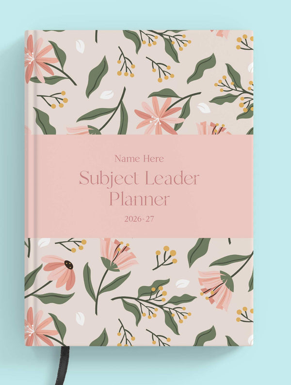 Posy Pink Book Subject Leader Planner