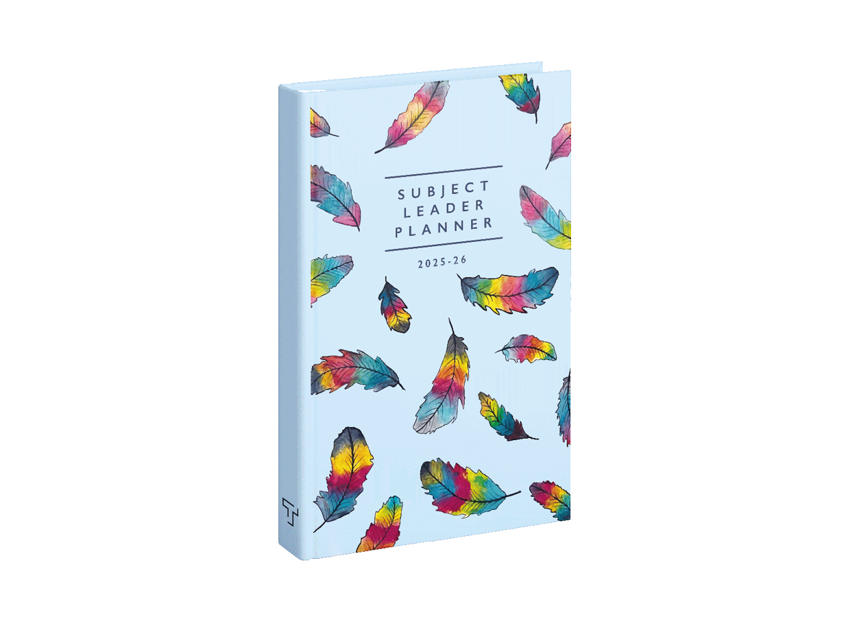 Rainbow Plume - Book Subject Leader Planner
