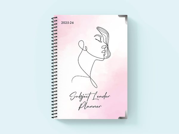 Feminine Elegance - Spiral Subject Leader Planner