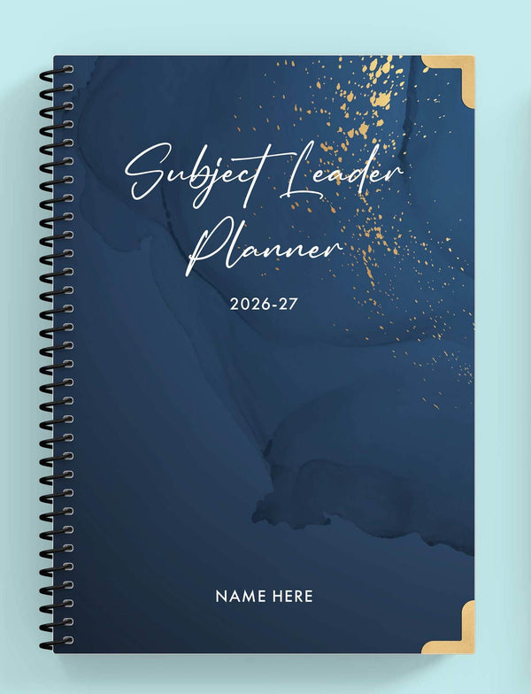 Stellar Sparkle Spiral Subject Leader Planner