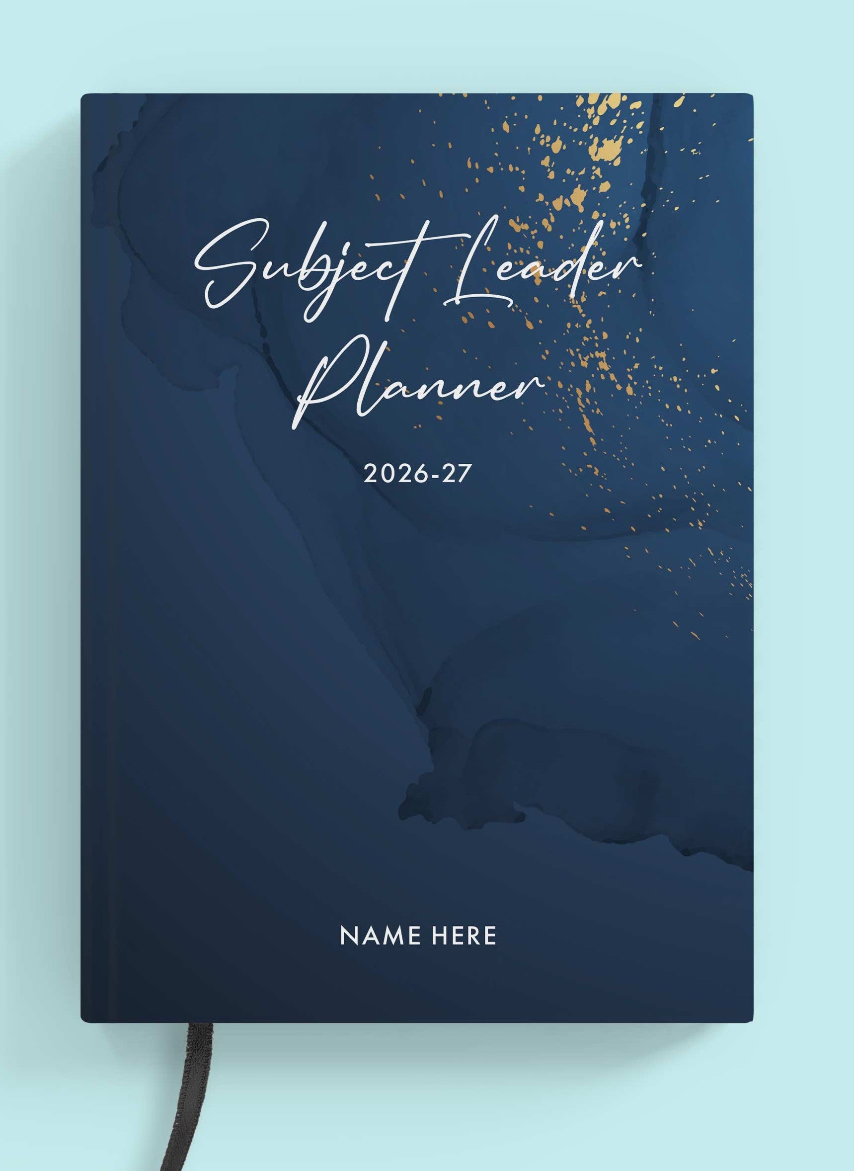 Stellar Sparkle Book Subject Leader Planner