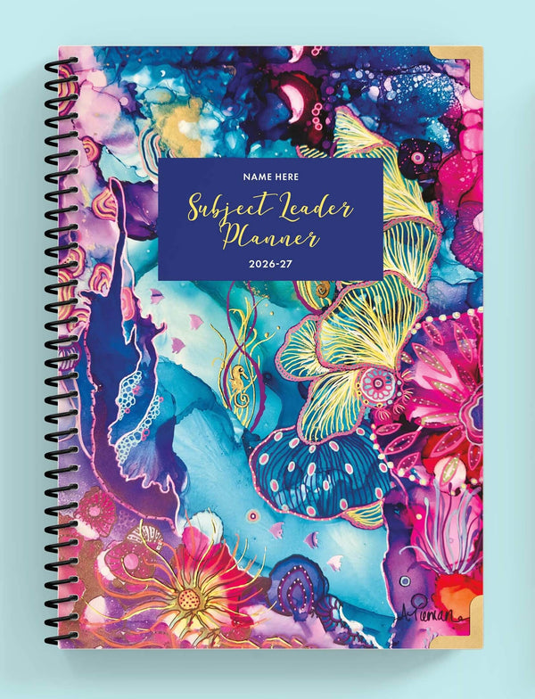 'Tides Of Wonder' Spiral Subject Leader Planner