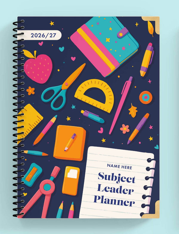'Tools Of The Trade' Spiral Subject Leader Planner