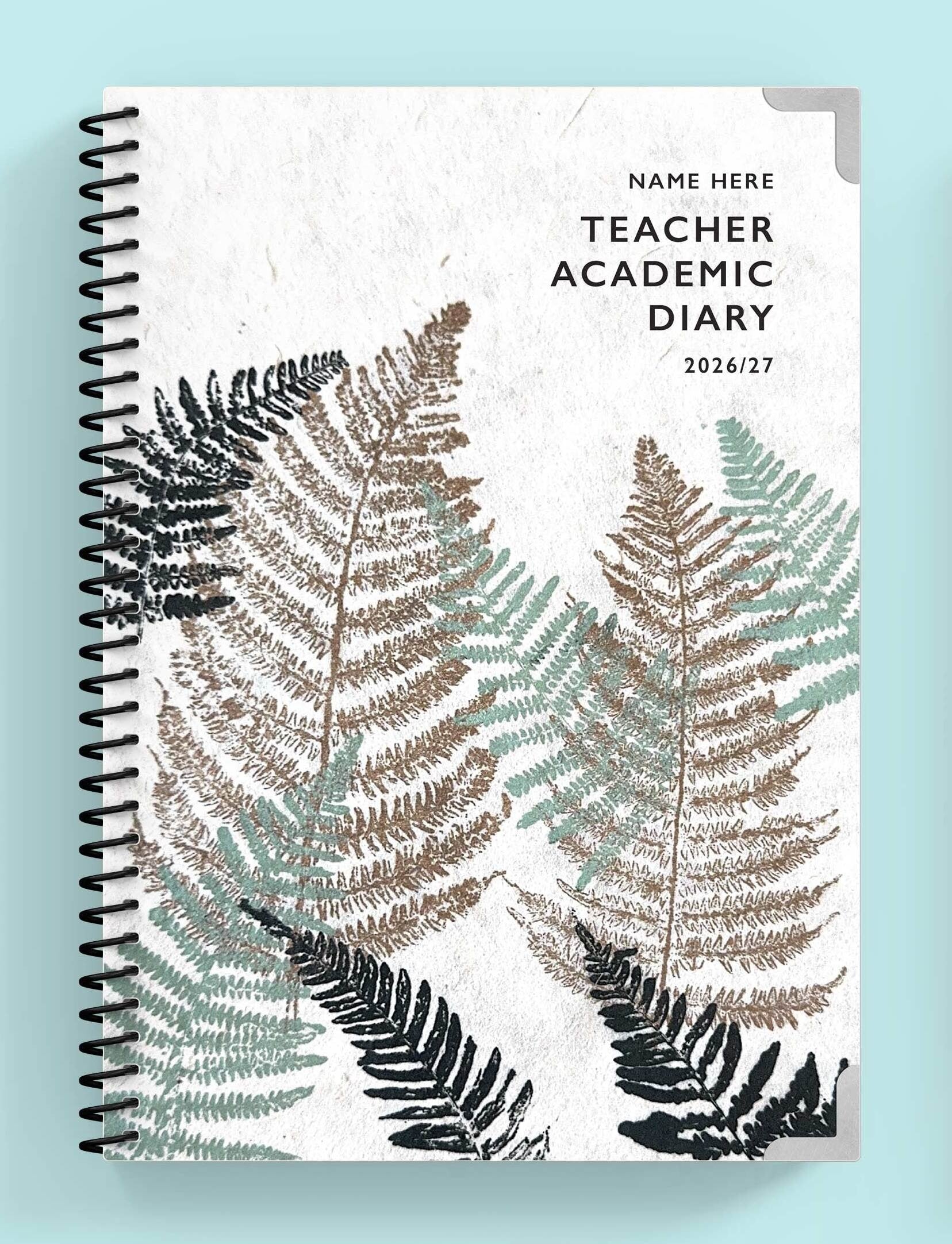 Fern Foundations Spiral Teacher Academic Diary