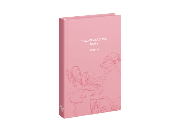 Floral Whisper - Book Teacher Academic Diary