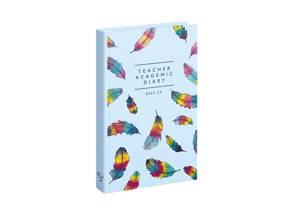 Rainbow Plume - Book Teacher Academic Diary