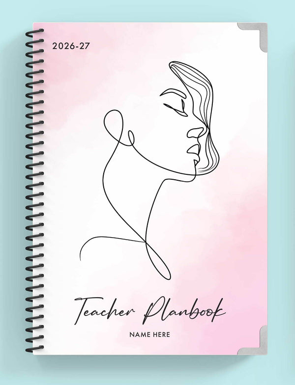 Feminine Elegance Spiral Teacher Planbook