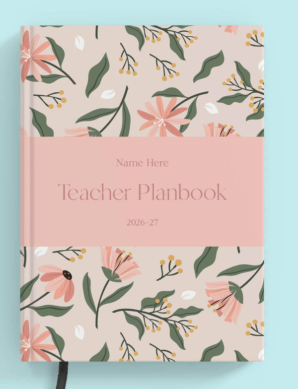 Posy Pink Book Teacher Planbook