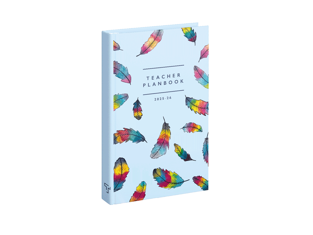 Rainbow Plume - Book Teacher Planbook