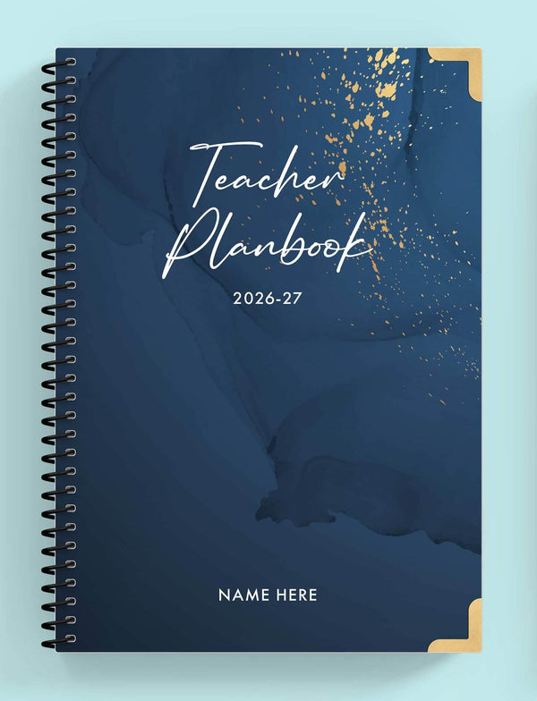 Stellar Sparkle Spiral Teacher Planbook