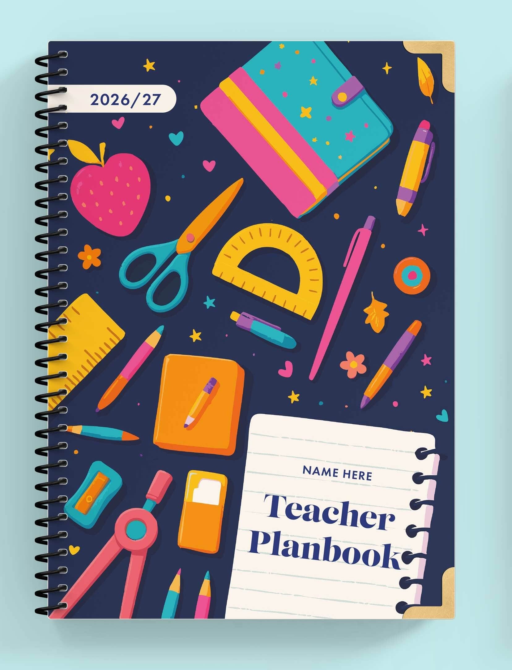 'Tools Of The Trade' Spiral Teacher Planbook