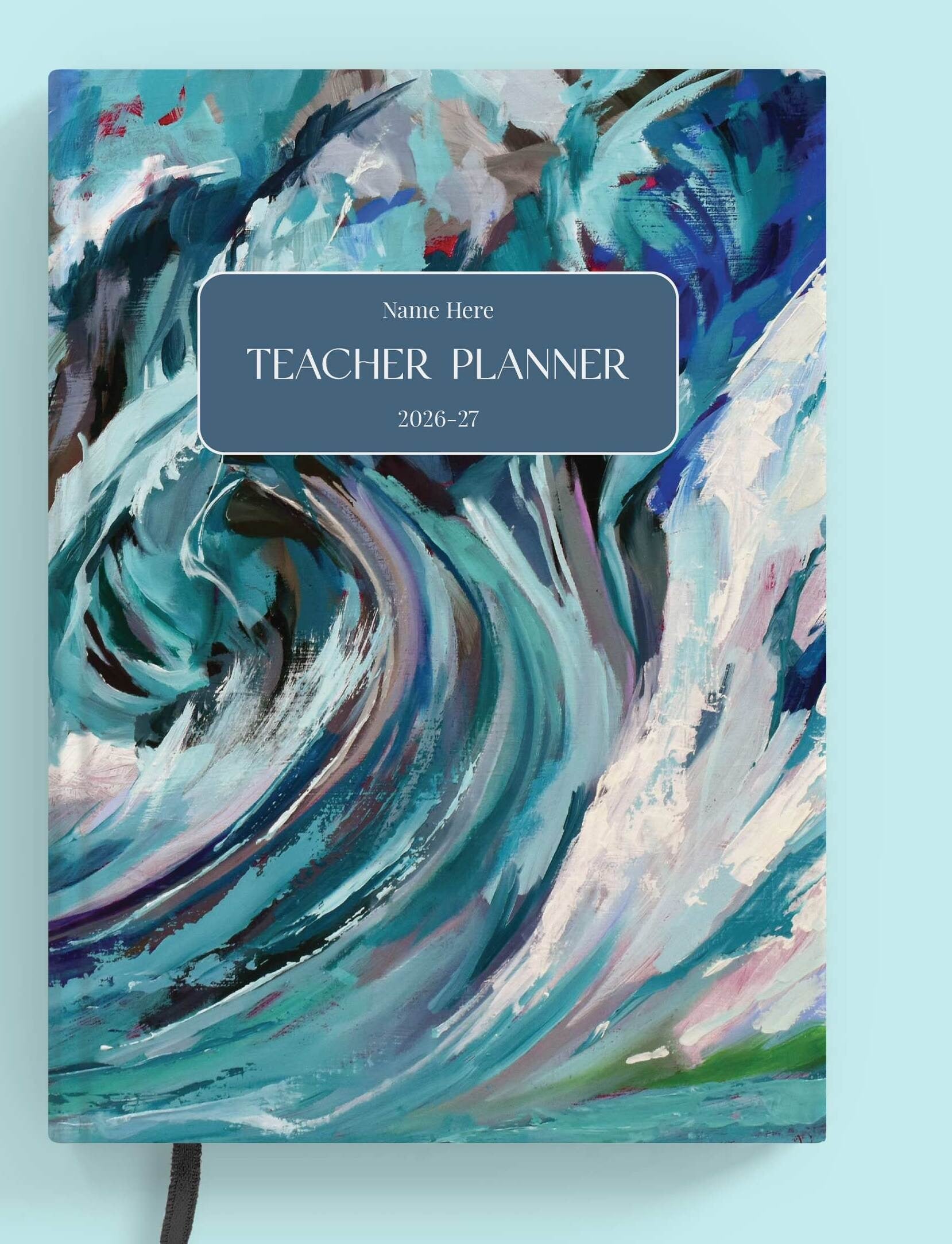 'Calm In The Chaos' Book Teacher Planner