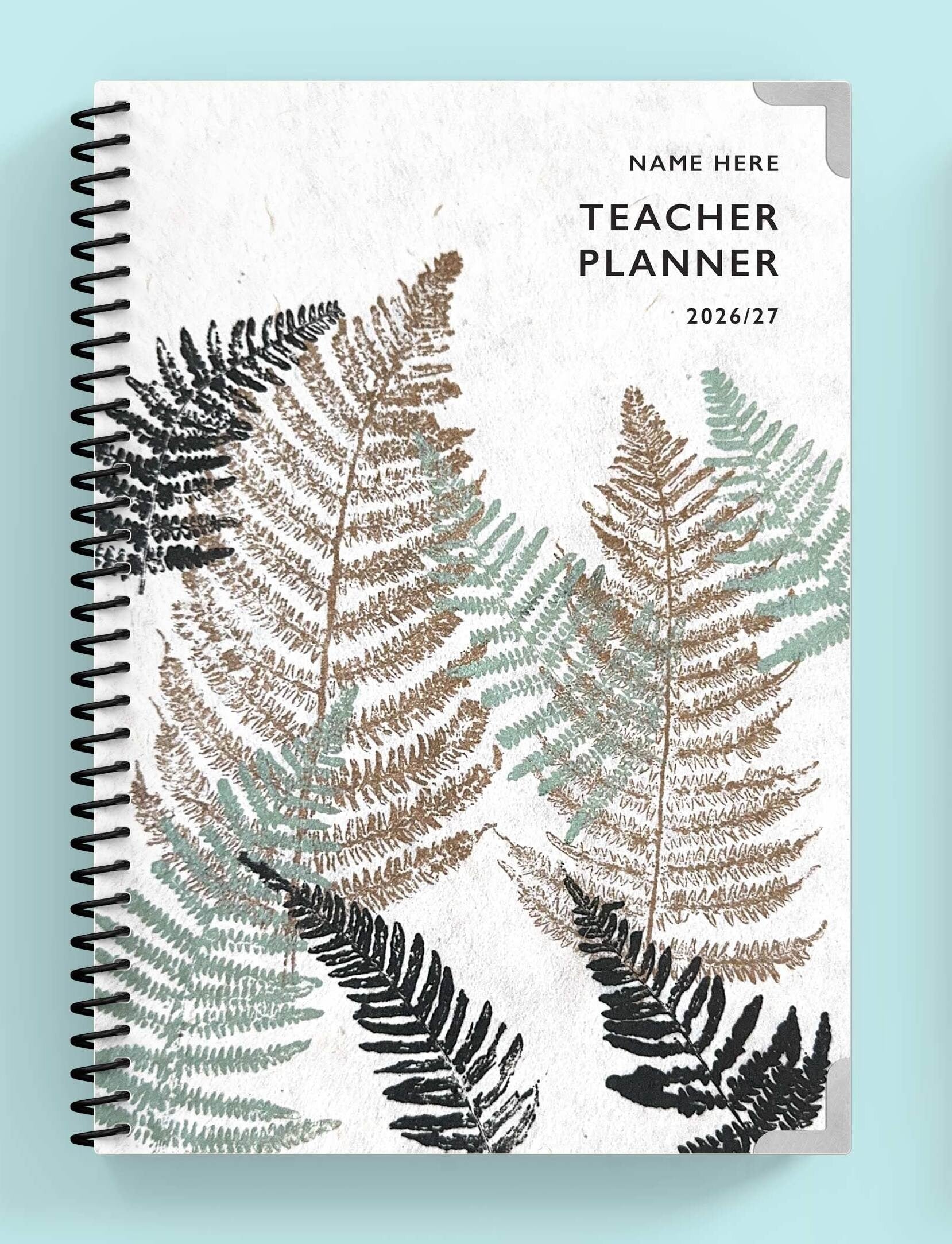 Fern Foundations Spiral Teacher Planner