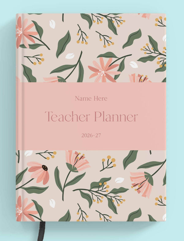 Posy Pink Book Teacher Planner