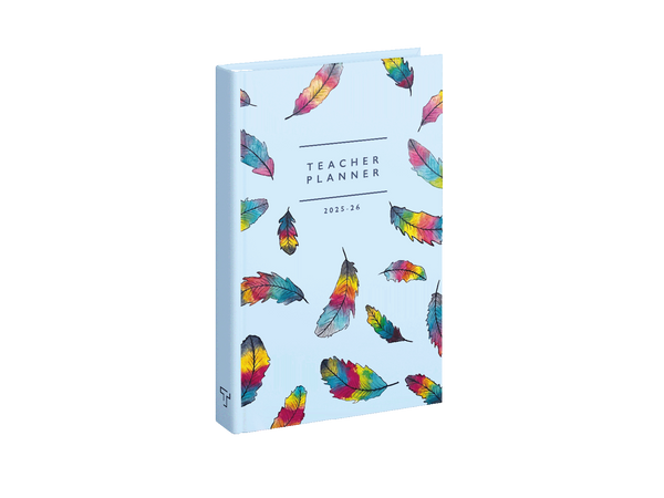 Rainbow Plume - Book Teacher Planner
