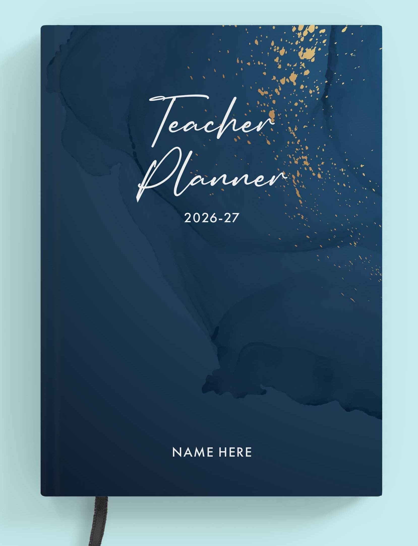 Stellar Sparkle Book Teacher Planner