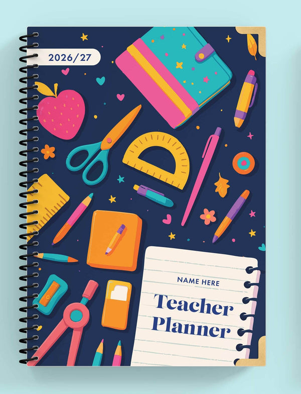 'Tools Of The Trade' Spiral Teacher Planner