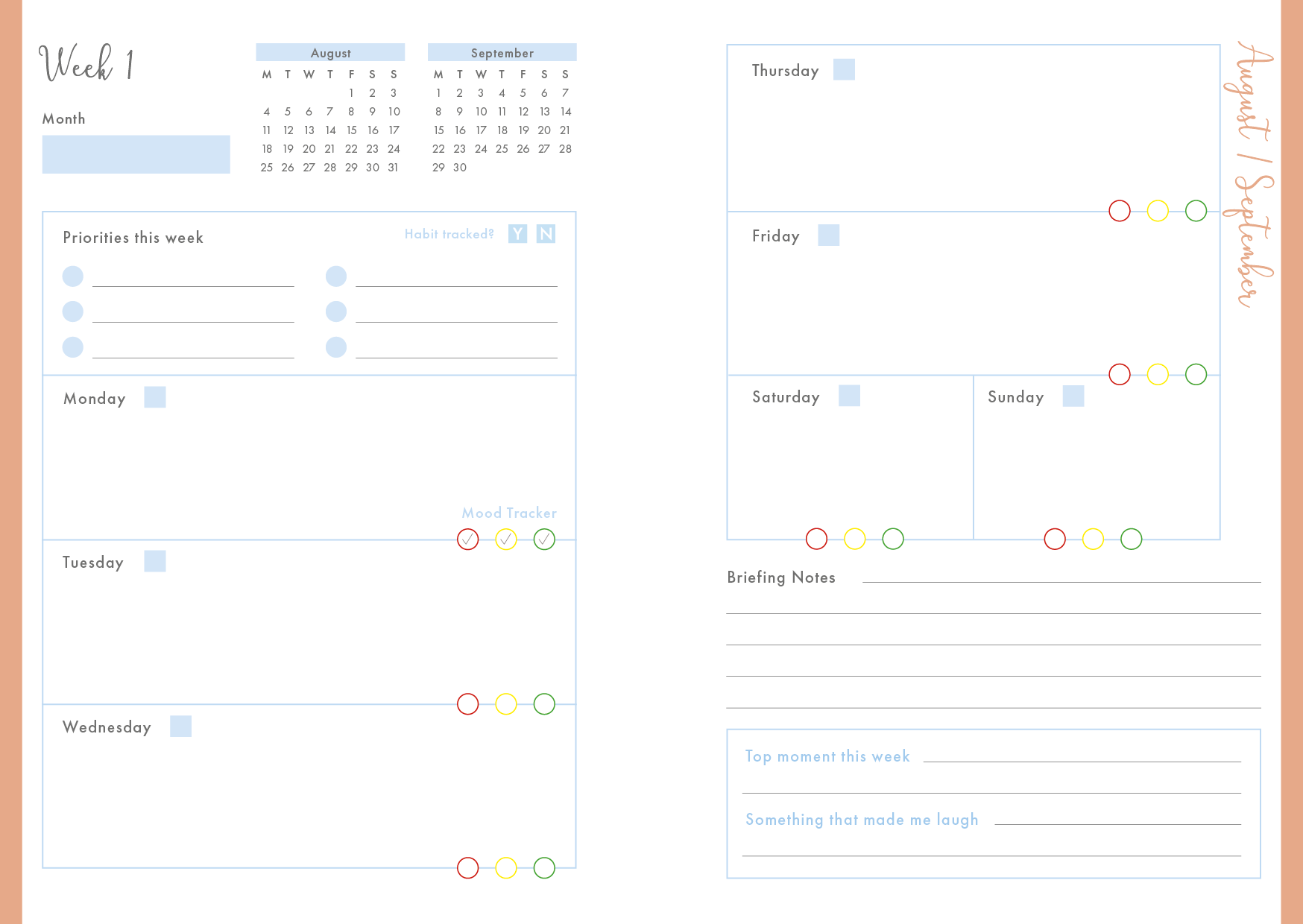 Slate Scholar - Spiral Teaching Assistant Planner