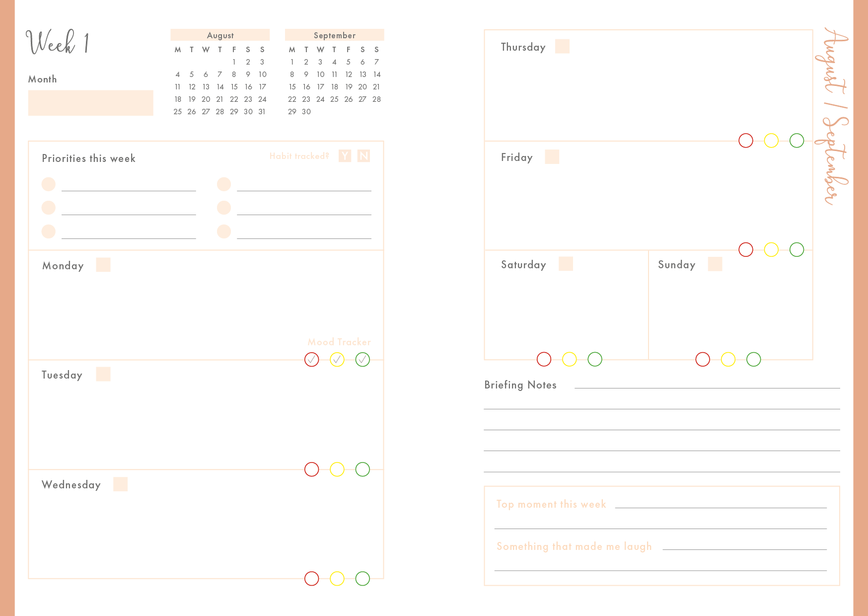 Starry Night - Spiral Teaching Assistant Planner