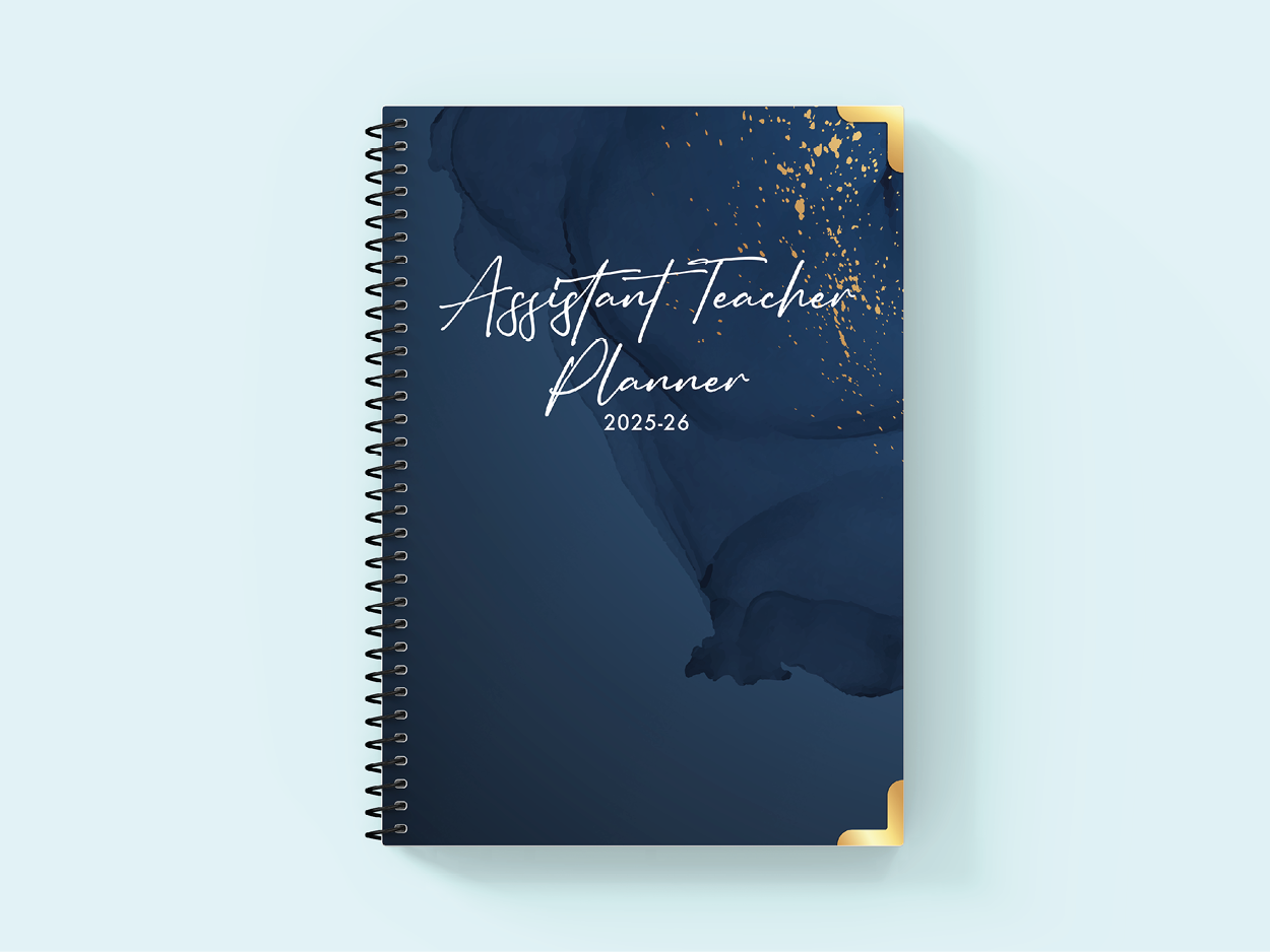 Stellar Sparkle - Spiral Teaching Assistant Planner