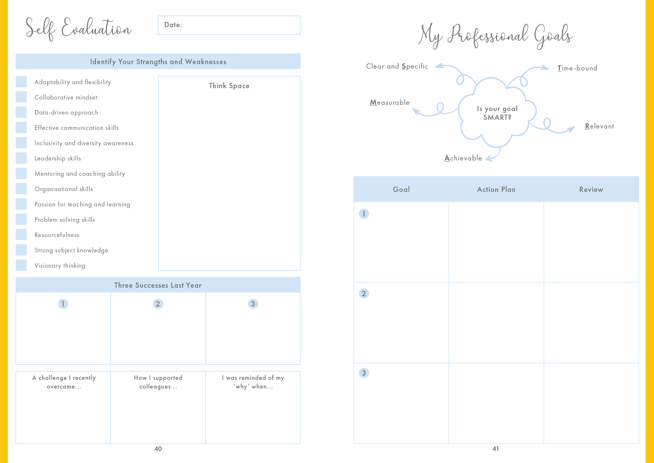 Rainbow Plume - Spiral Subject Leader Planner