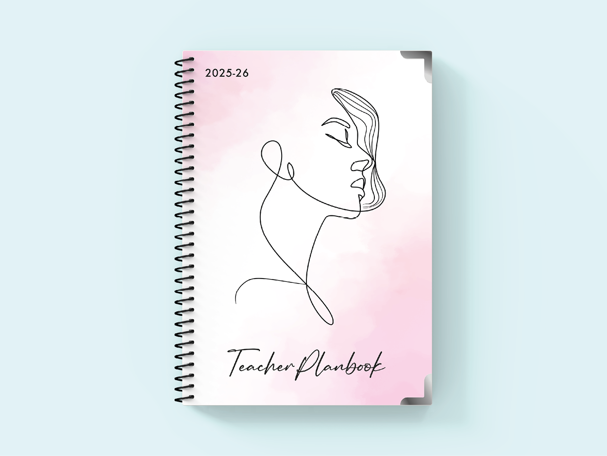 Feminine Elegance - Spiral Teacher Planbook