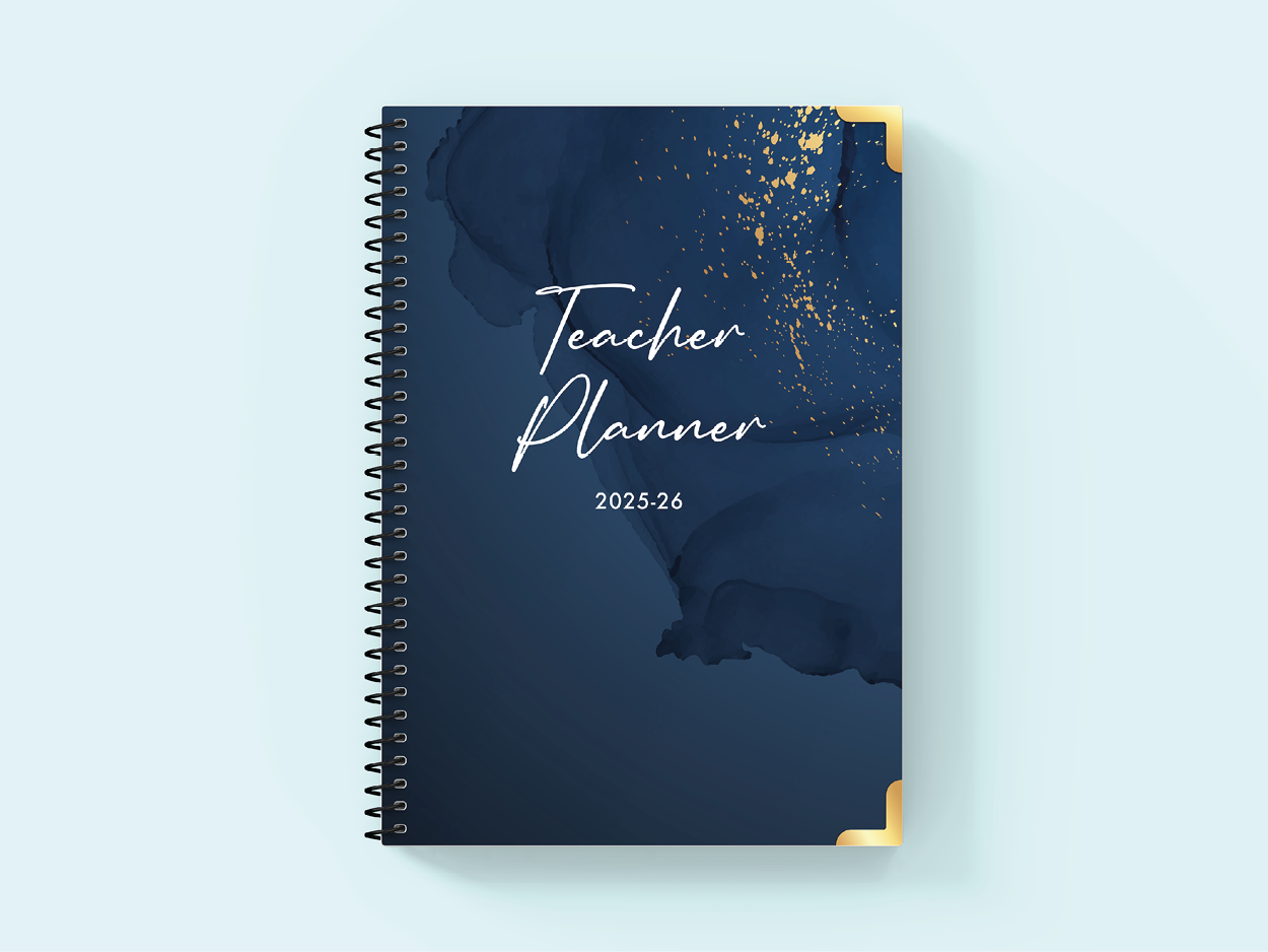 Stellar Sparkle - Spiral Teacher Planner