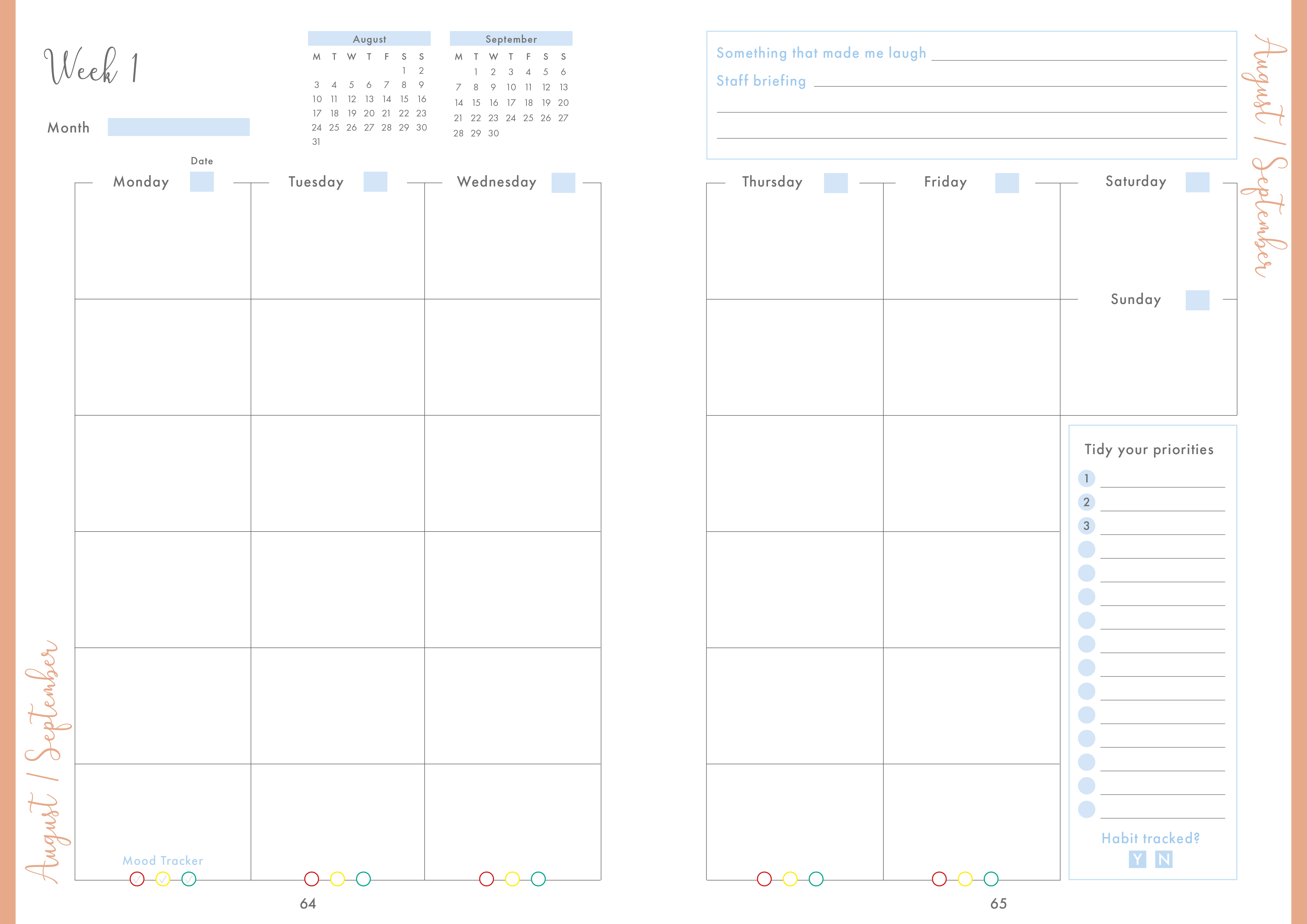 Fern Foundations Spiral Teacher Planner