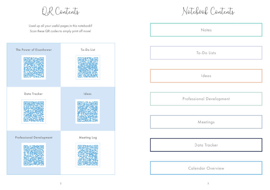 'Calm In The Chaos' Book Educator Notebook